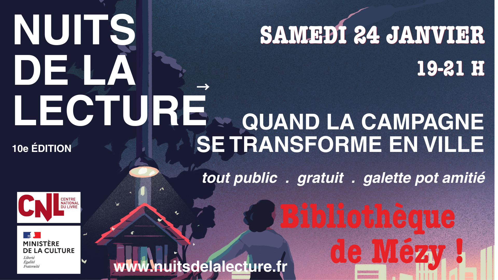 Samedi 24 Janvier, Nuits de la lecture