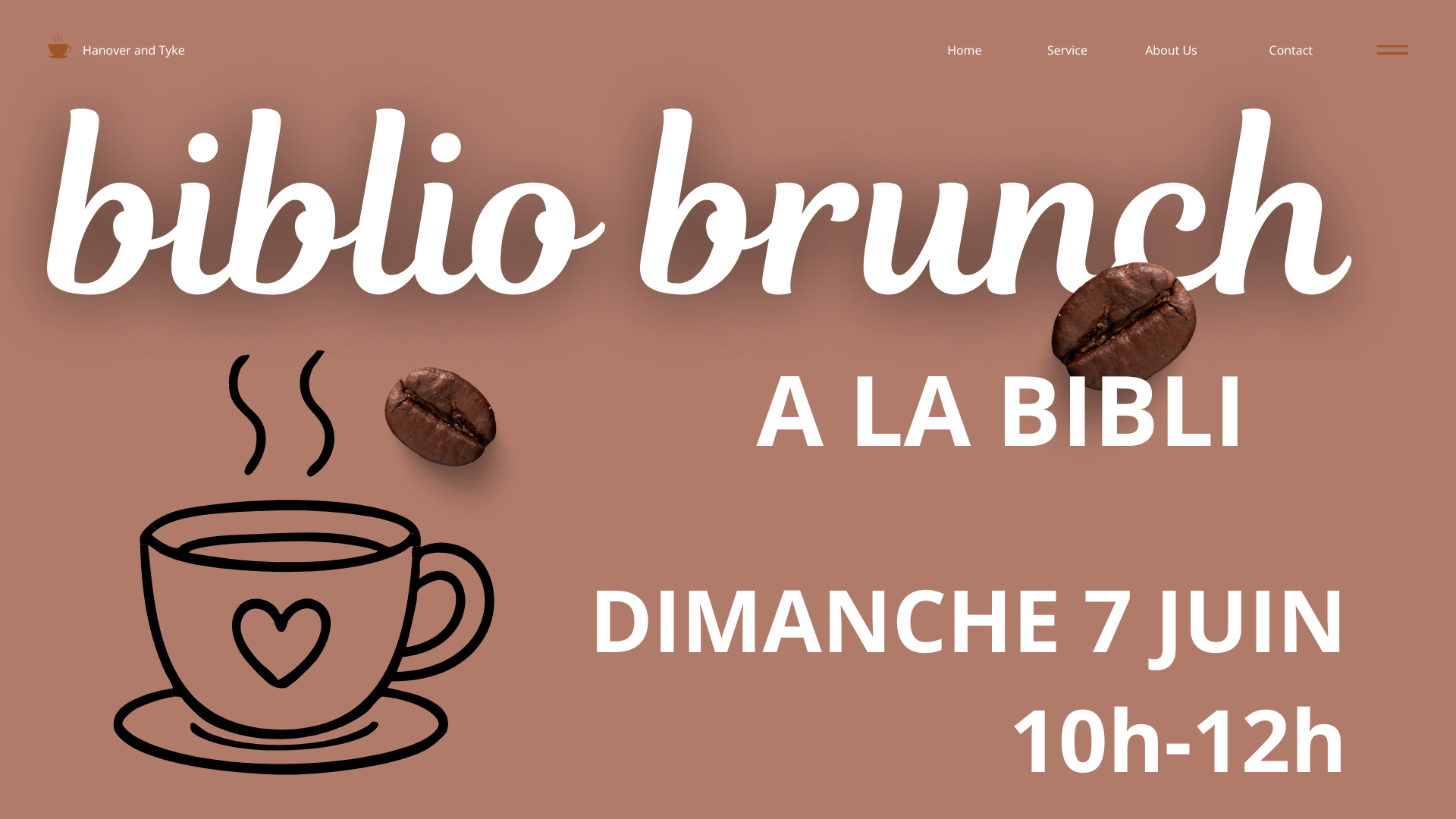 Venez nombreux au dernier BIBLIO-BRUNCH de la saison!